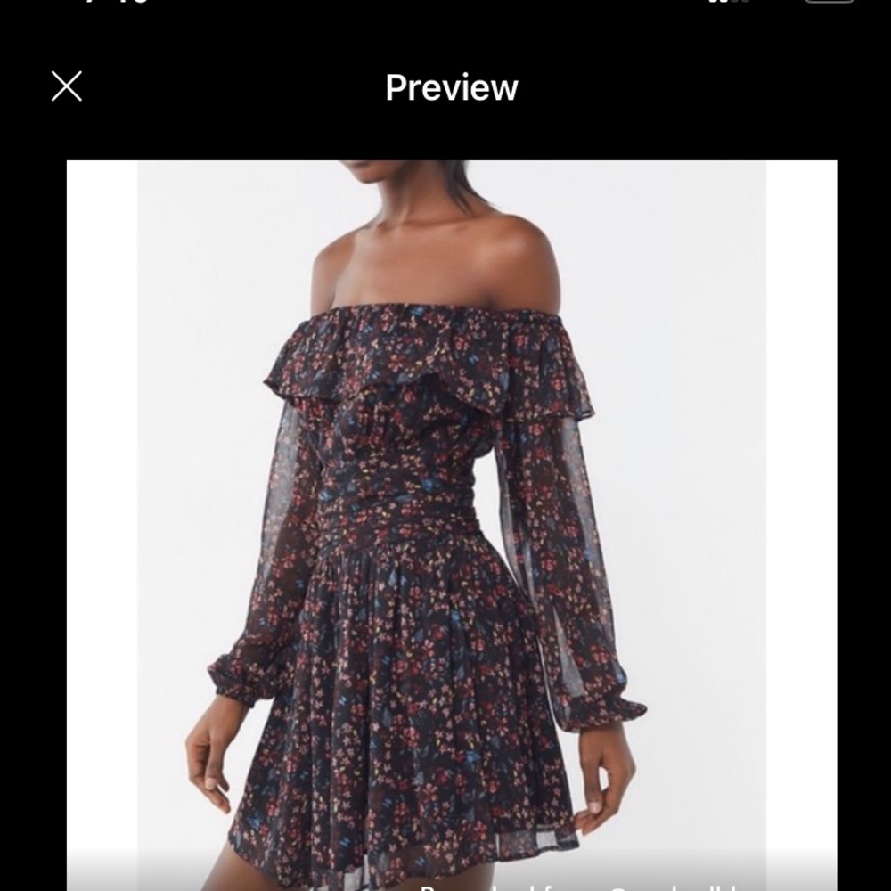 Urban Outfitters :: Elaine floral mini dress